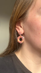Boucles d'oreilles carré ouvert