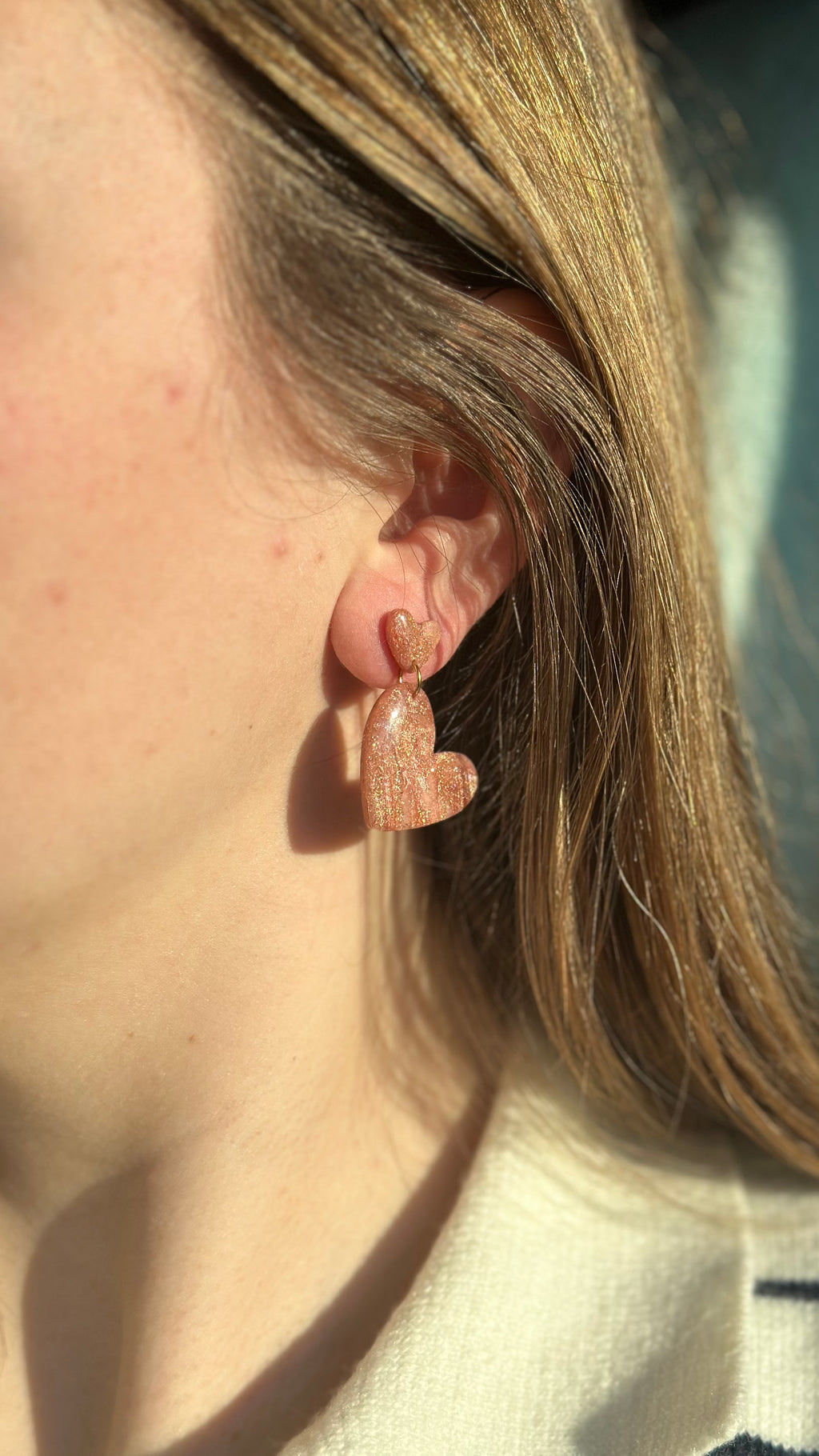 Boucles d'oreilles coeur