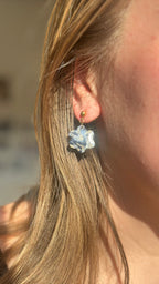Boucles d’oreilles fleur