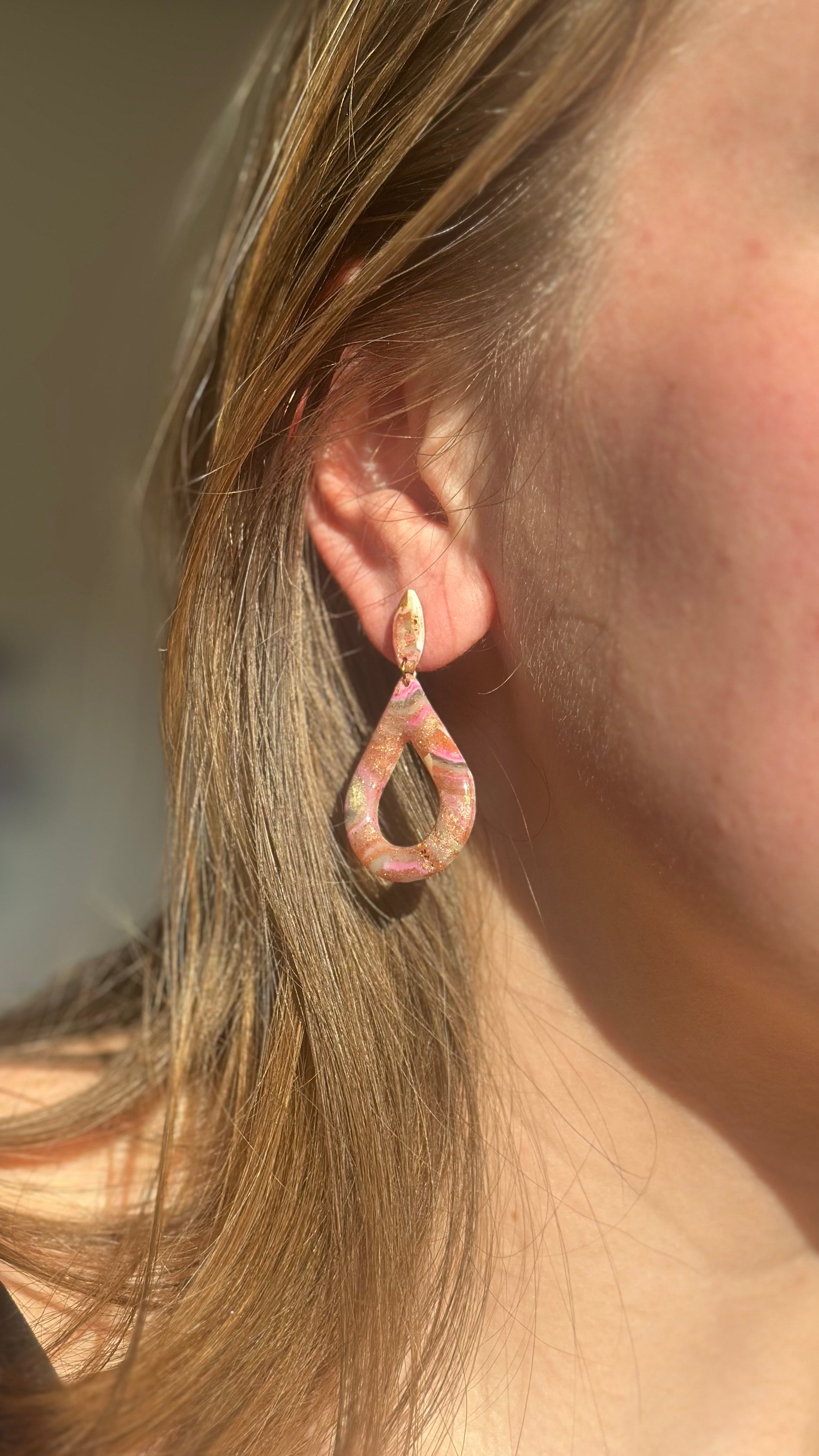 Boucles d'oreilles grande goutte