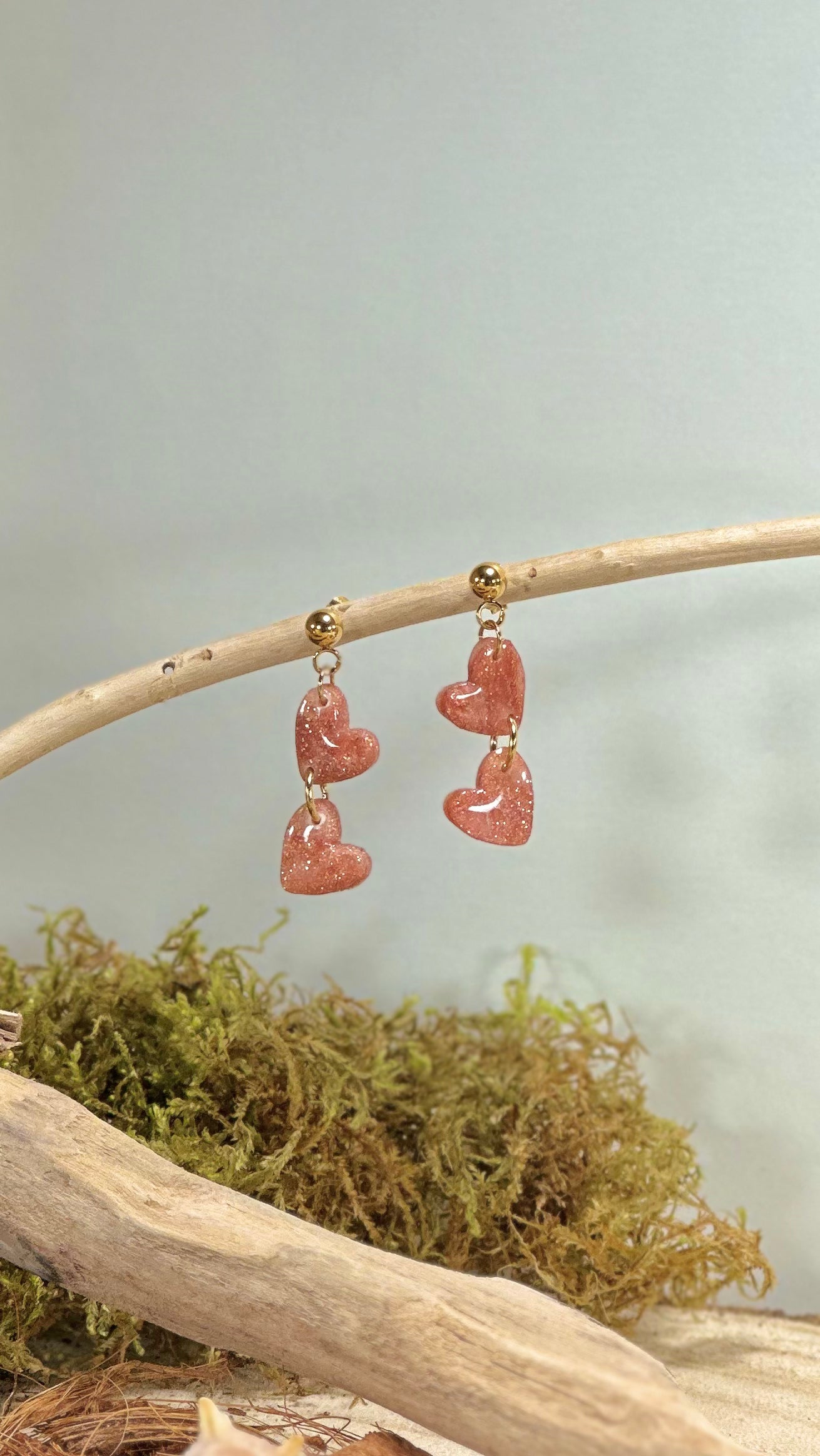 Boucles d'oreilles petits coeurs