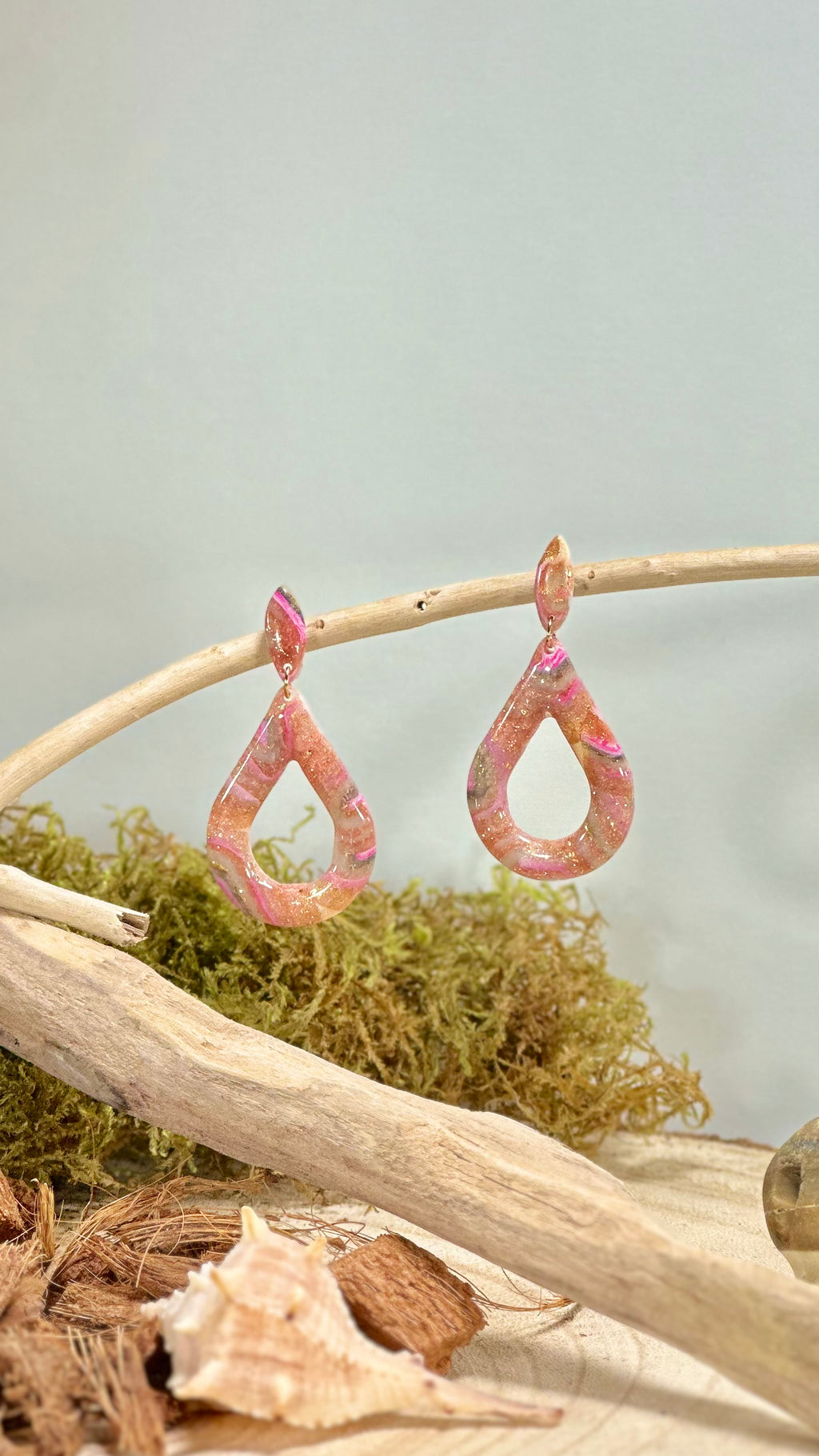 Boucles d'oreilles grande goutte