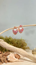 Boucles d'oreilles demi cercle